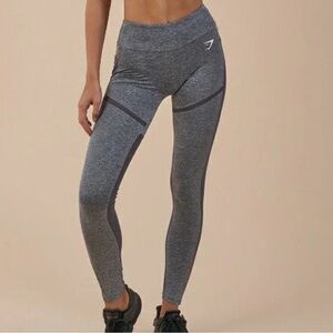 GYMSHARK Simply Mesh Leggings in grey